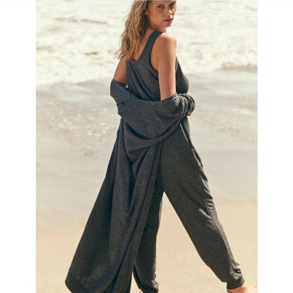 NWTGS Free People Bicoastal Jumpsuit and Cardigan Set